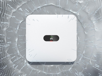 huawei inverter trifase map0 su sfondo astratto